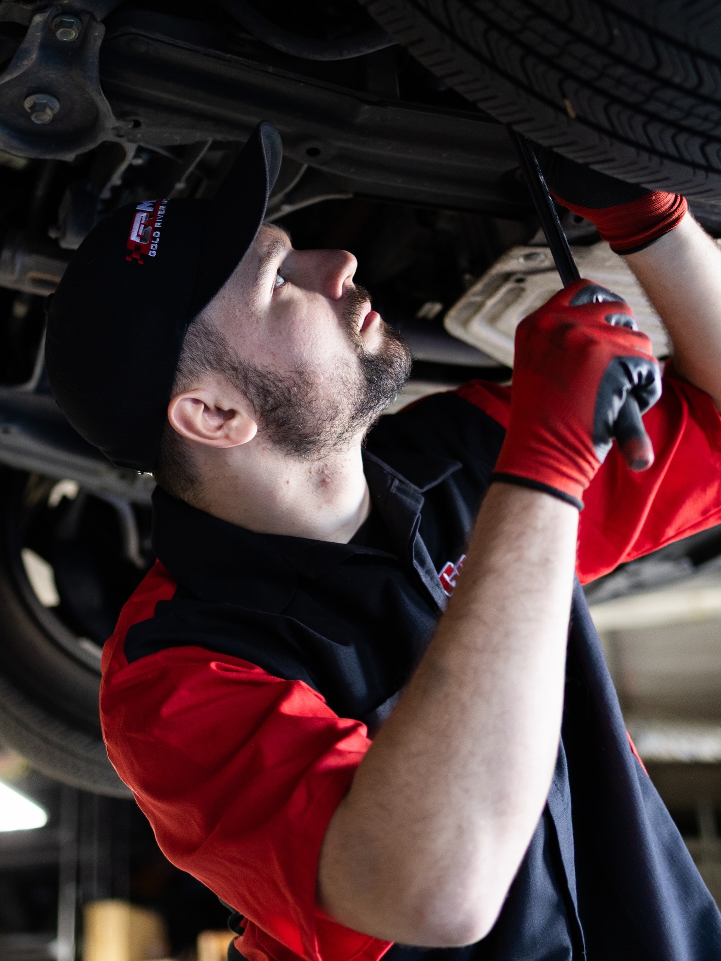 GR Motor technician at work